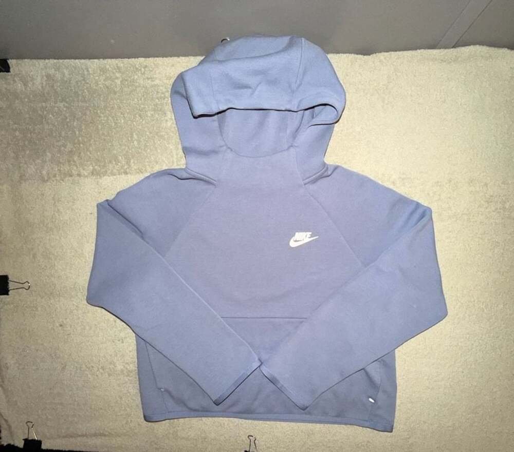 Nike Sportswear Tech Fleece Hoodie Size S Periwinkle Blue